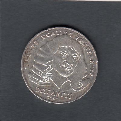 Beschrijving: 100 Francs DESCARTES